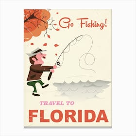 Go Fishing Florida Canvas Print