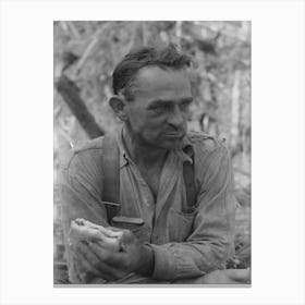 Untitled Photo, Possibly Related To Lumberjack Eats Lunch, Long Bell Lumber Company, Cowlitz County Canvas Print