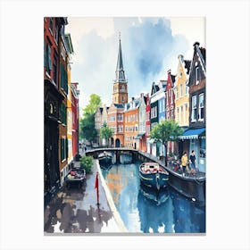 Amsterdam Canal 7 Canvas Print