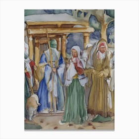 Birth Of Jesus Canvas Print