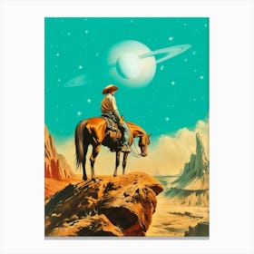Western Astronaut Canvas Print