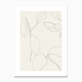 Vie Simple No 26 Canvas Print