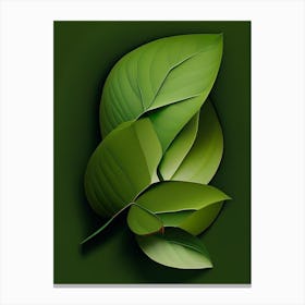 Marsh Tea Leaf Vibrant Inspired Canvas Print