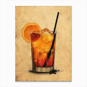 Aperol Spritz Art Print 329 Canvas Print