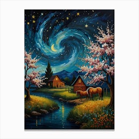 Starry Night 49 Canvas Print