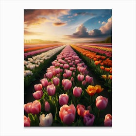 landscape flowers 1 Canvas Print