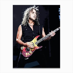 Kirk Hammett metallica band music 4 Canvas Print