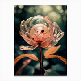 Resin, Glass Flower 1, Magical, Fantastical, Deamy Canvas Print