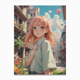 Anime Girl 8 Canvas Print