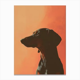 Dachshund.Generated AI. Art Print 1 Canvas Print