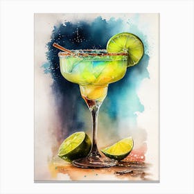 Margarita Painting drinks Canvas Print