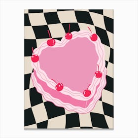 Heart Shaped Cake 1 Canvas Print