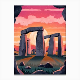Stonehenge, England Canvas Print