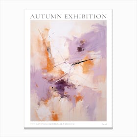 Autumn Exhibition Modern Abstract Poster 18 Canvas Print