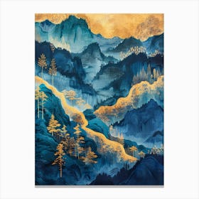 Chinese Mountains 50 Canvas Print