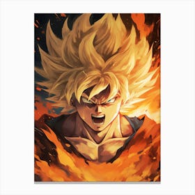 Dragon Ball Z Wallpaper 27 Canvas Print