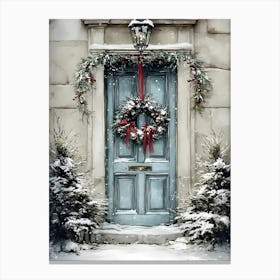 Christmas Door 7 Canvas Print