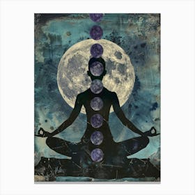 Full Moon Meditation Canvas Print