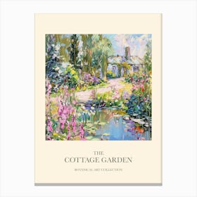 Cottage Garden Poster Enchanted Pond 1 Canvas Print