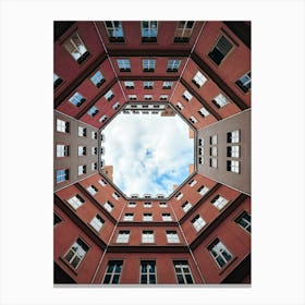 Palazzo Ottagonale And Berlin Sky Canvas Print