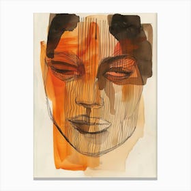 'Face Of A Woman' 2 Canvas Print