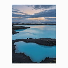 Beautiful Blue Lagoon Canvas Print