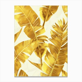 Gold Leaf Pattern 1 Canvas Print