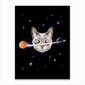 Cat Planet 2 Canvas Print