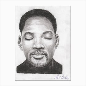 Will Smith Drawing Canvas Print