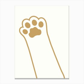 Paw Print Canvas Print