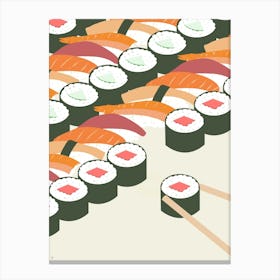 Nigiri Sushi Canvas Print