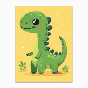 Cute Dinosaur 4 Canvas Print