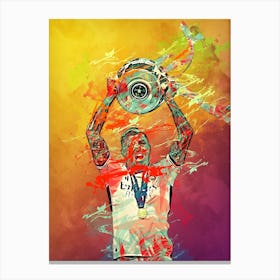 Toni Kroos Concept Mix Canvas Print