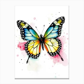 Watercolor Butterfly Canvas Print