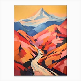 Mount Washington Usa 12 Mountain Painting Canvas Print