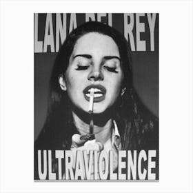 Ultraviolence Lana Del Rey Canvas Print