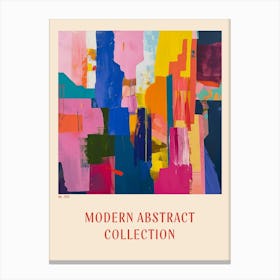 Modern Abstract Collection Poster 100 Canvas Print