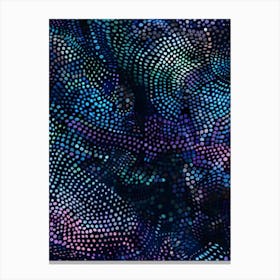 Abstract Background With Dots Canvas Print