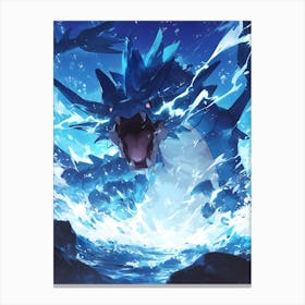 Gyarados Pokemon Canvas Print