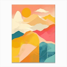 Abstract Landscape Painting 16 Canvas Print