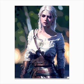 Ciri (The Witcher 3) Canvas Print