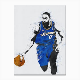 Gilbert Arenas Washington Wizards Canvas Print