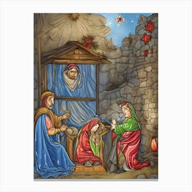 Nativity Scene 13 Canvas Print