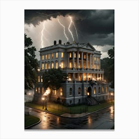 White House Invasion Canvas Print