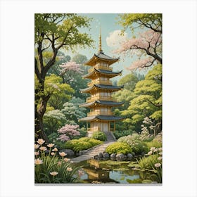 Japanese Pagoda no1 Canvas Print