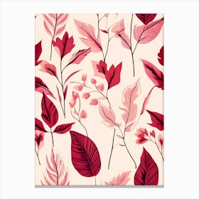 Seamless Floral Pattern 48 Canvas Print