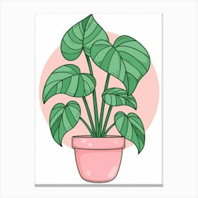 Plant In A Pot 37 Canvas Print