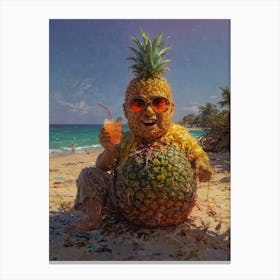 Pineapple Man 1 Canvas Print