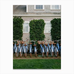 The Bicycles in Malibu Canvas Print