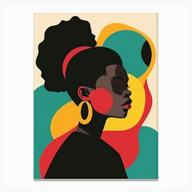 Portrait Of African Woman 34 Canvas Print